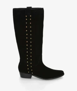 Botas bloom&you MALENA en serraje negro