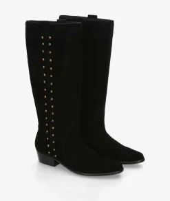 Botas bloom&you MALENA en serraje negro