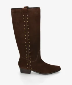 Botas bloom&you MALENA en serraje marrón