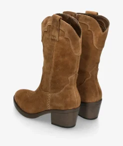 Botas EVA PARIS 29765 en serraje cuero