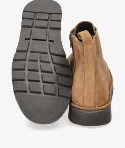 Botas Kénnebec 551 CREMALLERA en serraje taupe