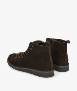 Botas Kénnebec 551 CREMALLERA en serraje marrón