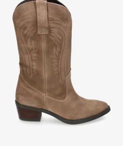 Botas Rhostock 13238 en serraje taupe