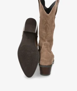 Botas Rhostock 13238 en serraje taupe