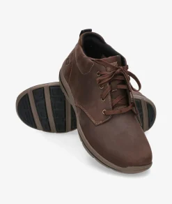 Botas Skechers 64857 en nobuck marrón