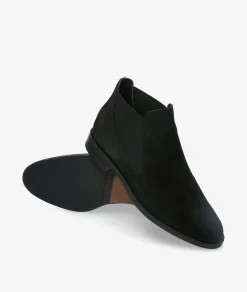 Botines Alpe 2646 en serraje negro