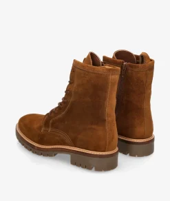 Botines Alpe 2610 en serraje cuero