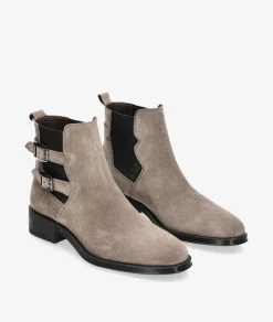 Botines Alpe 5187 en serraje gris