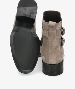 Botines Alpe 5187 en serraje gris