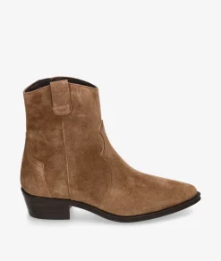 Botines Alpe 2548 en serraje taupe