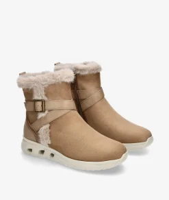 Botines Amarpies 29413 en beige