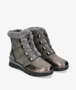 Botines Amarpies 27091 en plomo