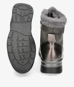 Botines Amarpies 27091 en plomo