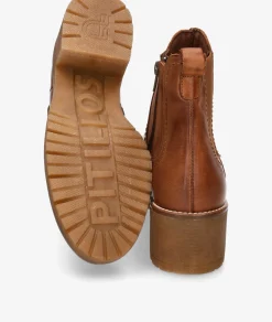 Botines Blanco y negro 20222 en cuero