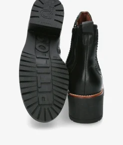 Botines Blanco y negro 20222 en negro