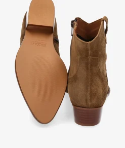 Botines Bryan CALIOPE-CB en serraje cuero