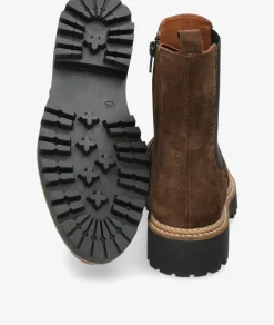 Botines Bryan 4328-R en serraje marrón