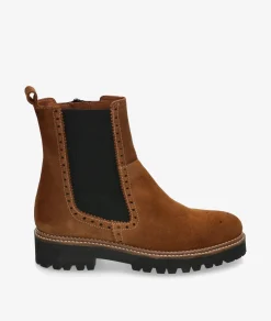 Botines Bryan 4328-R en serraje cuero