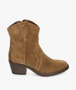 Botines EVA PARIS 27976 en serraje cuero