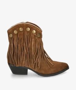 Botines EVA PARIS 29758 en serraje cuero