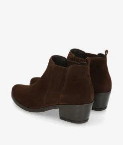 Botines Funny Lola 3450 en serraje marrón