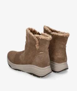 Botines Imac 856897 en serraje taupe