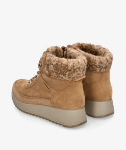 Botines Imac 657679 en serraje camel