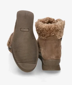 Botines Imac 856669 en serraje taupe