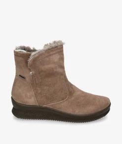 Botines Imac 856699 en serraje taupe