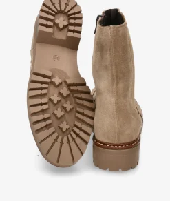 Botines Kénnebec 572 en serraje taupe