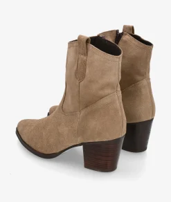 Botines Kénnebec 671 en serraje taupe