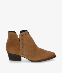 Botines Kénnebec 954 TACHAS en serraje cuero