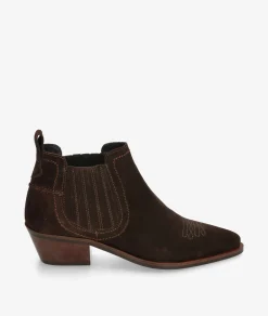 Botines LOL KORA 7231 en serraje marrón