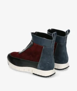 Botines pabloochoa.shoes RAGO46 en serraje burdeos