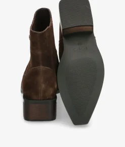 Botines pabloochoa.shoes SS814 en serraje marrón