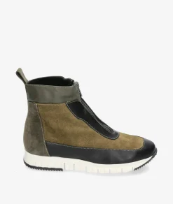 Botines pabloochoa.shoes RAGO46 en serraje kaki