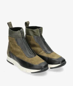 Botines pabloochoa.shoes RAGO46 en serraje kaki