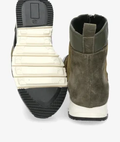 Botines pabloochoa.shoes RAGO46 en serraje kaki