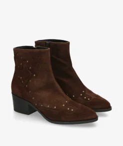 Botines pabloochoa.shoes 39515 en serraje marrón