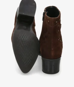 Botines pabloochoa.shoes 39515 en serraje marrón