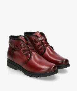 Botines pabloochoa.shoes 22867 en burdeos