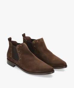 Botines pabloochoa.shoes 20035 en serraje marrón