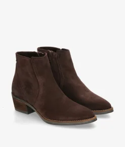 Botines pabloochoa.shoes 3501 en serraje marrón