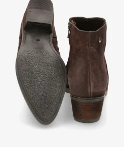 Botines pabloochoa.shoes 3501 en serraje marrón