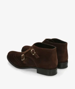 Botines pabloochoa.shoes 30704 en serraje marrón