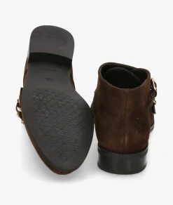 Botines pabloochoa.shoes 30704 en serraje marrón