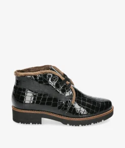 Botines Pitillos 10773 en charol negro