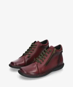 Botines Rhostock 13580 en burdeos