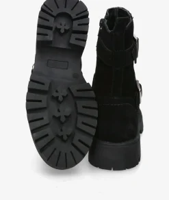 Botines St. Gallen MIMOC-01 en serraje negro