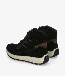 Botines St. Gallen SOFI-02 en serraje negro